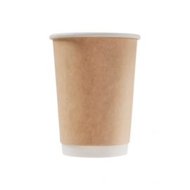 Стакан двухслойный | 25/400шт | «Крафт» 350мл