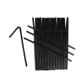 Трубочка со сгибом | 250шт | 210мм d=5