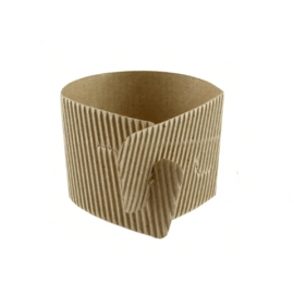 Манжета для стакана | 50шт | крафт